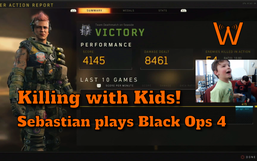 (Video) Killing with Kids! 😂 Black Ops 4 with My 7 Year-Old Son
