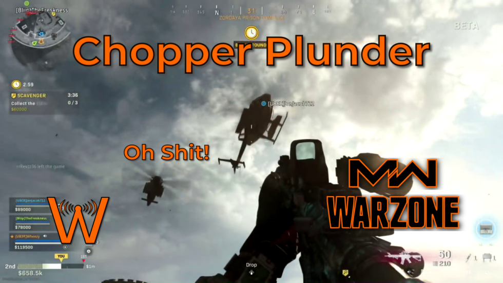 Chopper Plunder Warzone Plunder (Modern Warfare) Wheezy's Gaming
