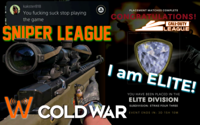 My Teammates HATE Me! 😂 (Call of Duty: Cold War – CDL Sniper League!)