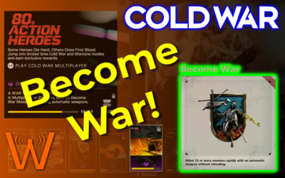 How to get Become War Medals! (Call of Duty: Cold War – 80s Action Heroes Event)
