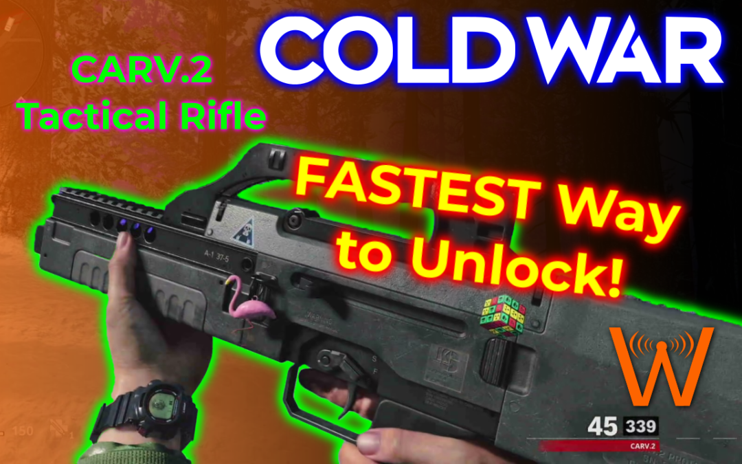 FASTEST Way to Unlock CARV.2 Tactical Rifle! (Call of Duty: Cold War)