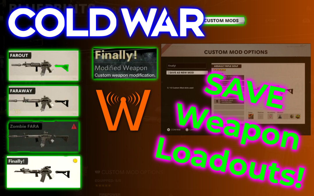 How to Save Weapon Loadouts in Cold War! FINALLY! (Call of Duty: Cold War)