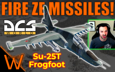 Learning to Fire Missiles! and Land… 🛩💥 (Su-25T Gameplay – DCS World)