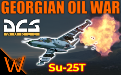Owning Tanks and Dodging SAMs in the Su-25T ๐ฅ (Georgian Oil War – Mission 1 – DCS World)