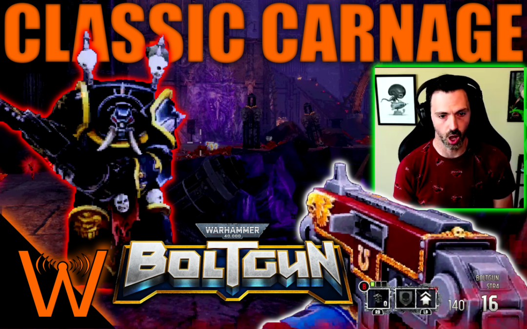 DOOM, but with a REAL Space Marine! 👾 (Warhammer 40K – Boltgun Gameplay)