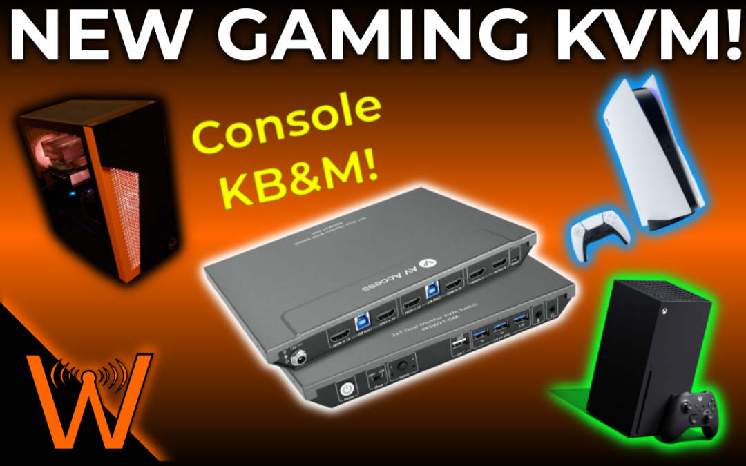 EASY Keyboard & Mouse Gaming on Console & PC! 🤯 (AV Access KVM Switch for Gaming)