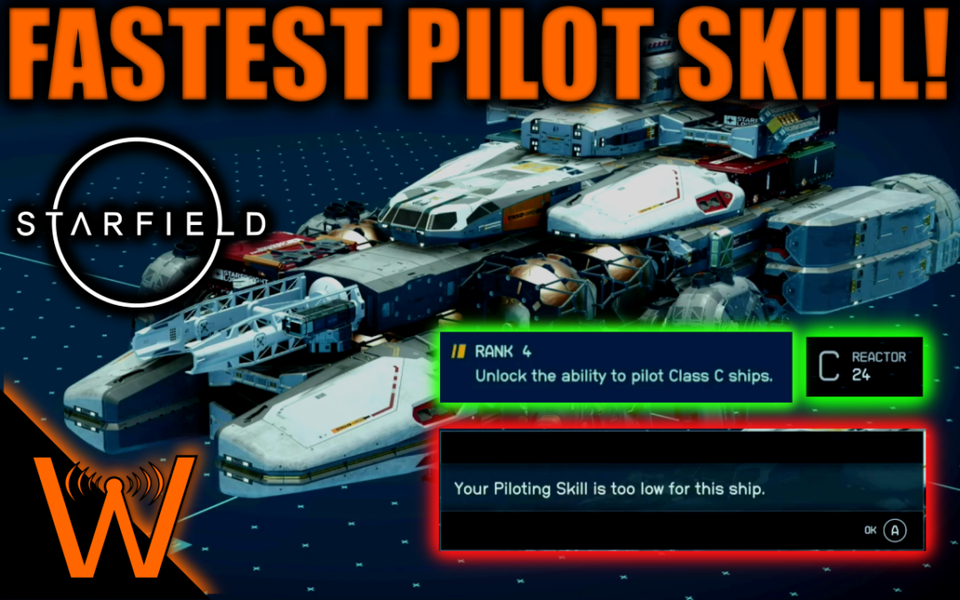 How to Rank Up Ship Skills FAST! ✨ (Starfield Piloting Skill Rank 4)